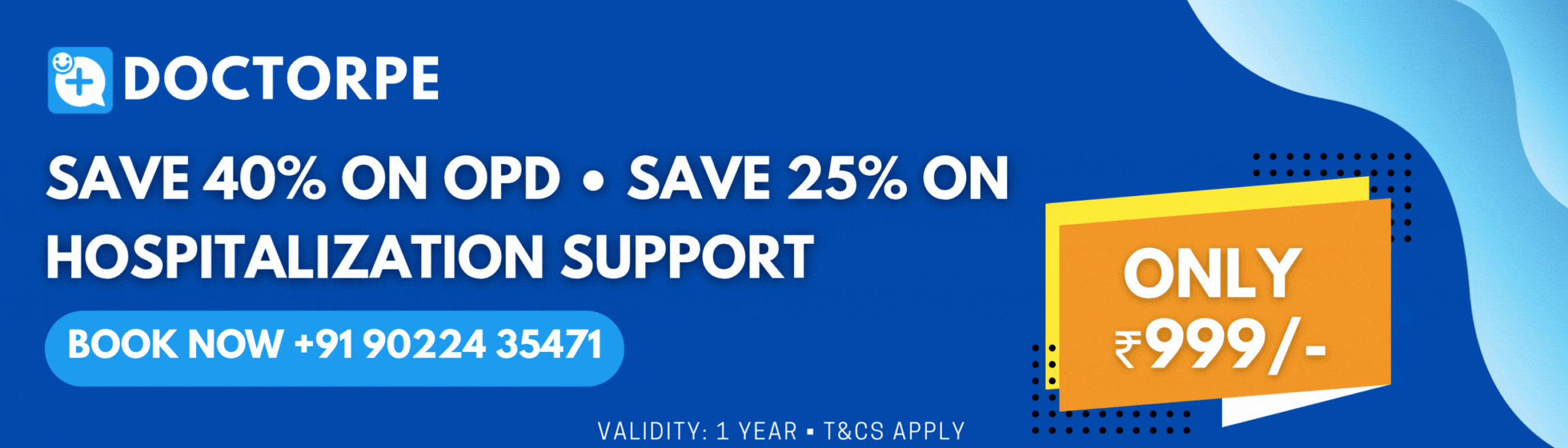 Promotional healthcare banner